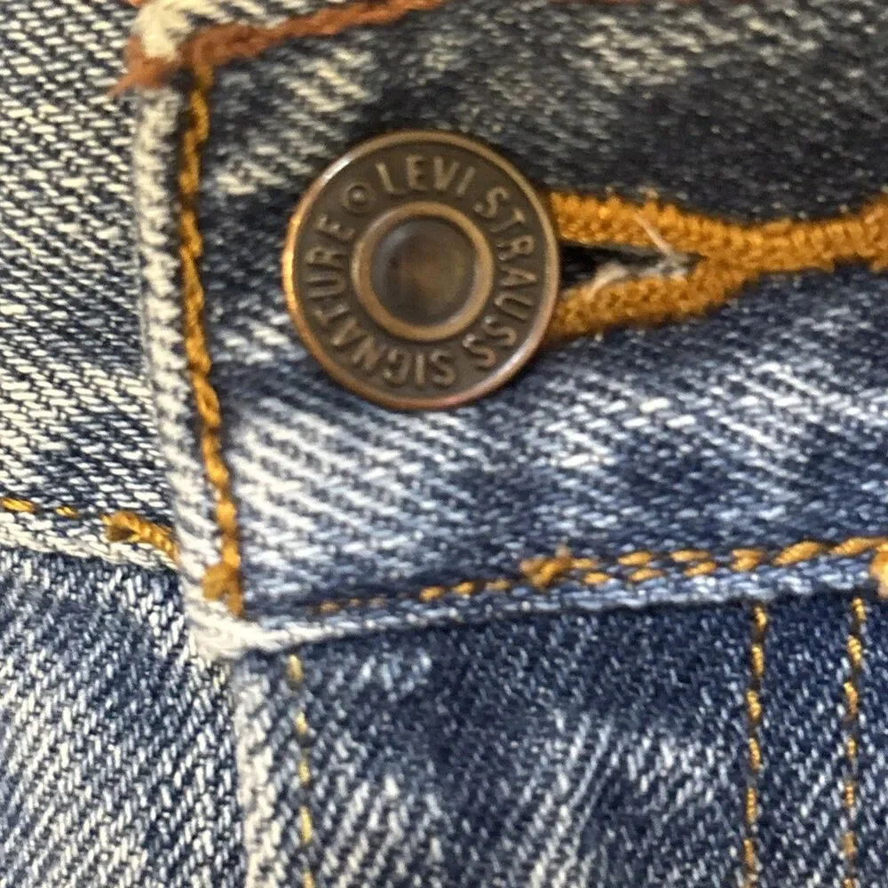 Levi Strauss Signature Mens Regular Fit Straight Leg Jeans Light Wash 36 x 30